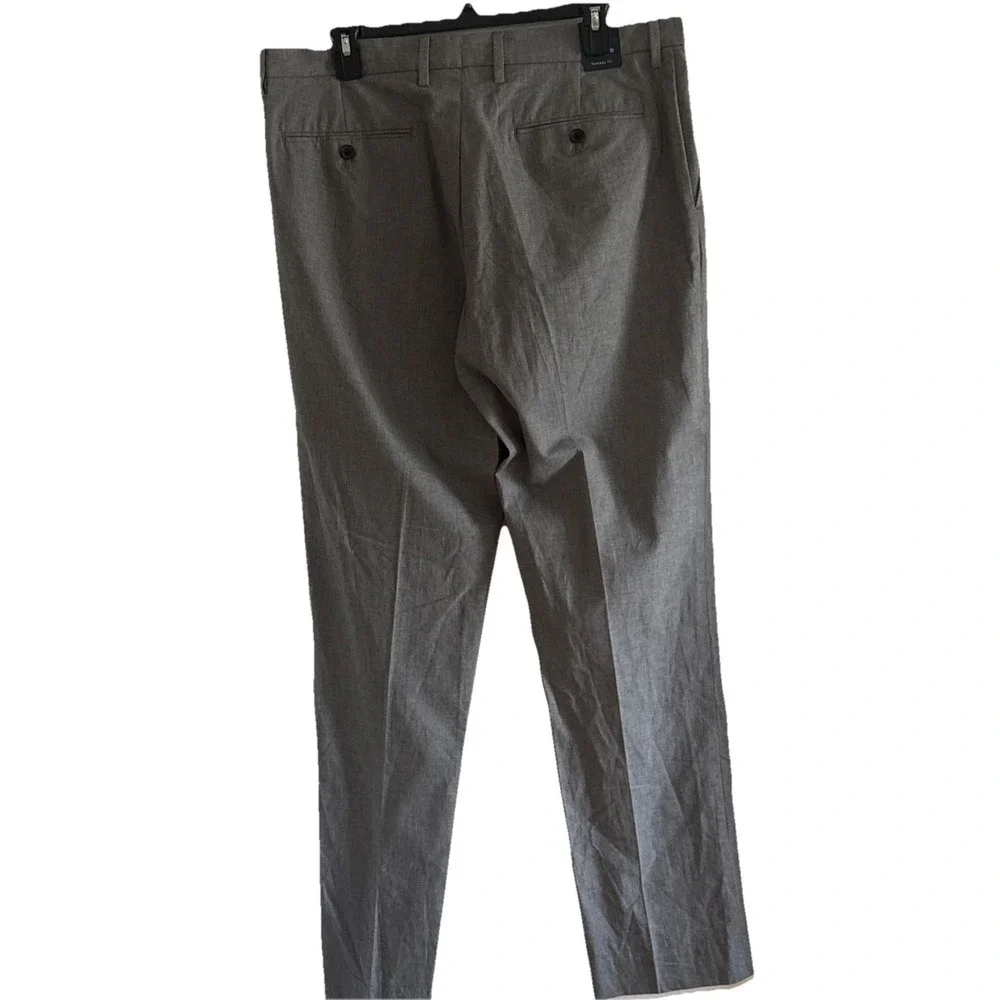 J. Crew Tapered Fit Bedford Chino‎ Pants Men Size 34x34 Gray Cotton Flat Front